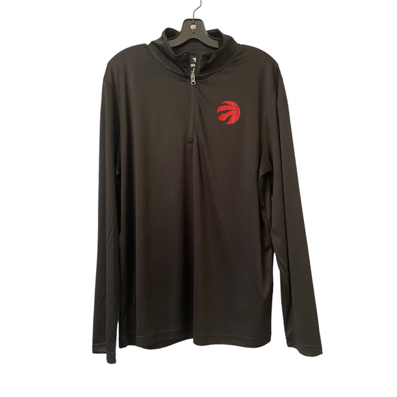 Unisex Fanatics Half Zip Toronto Raptors Jersey NWT - Picture 1 of 6